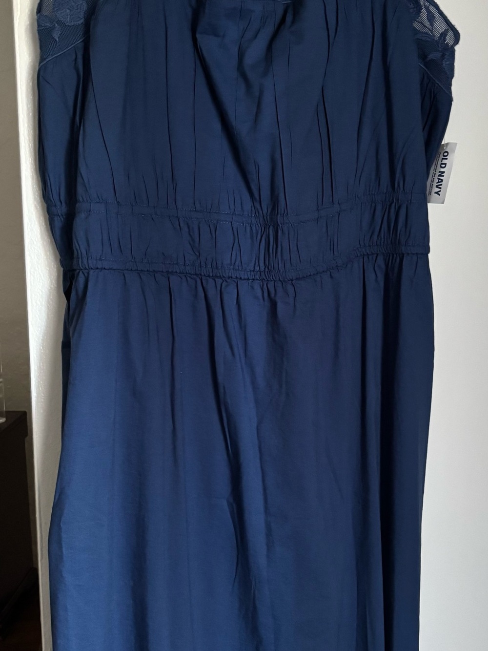 Old Navy Dark Blue Sleeveless Maxi Dress